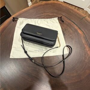 Kate Spade Black and Gold Crossbody Bag